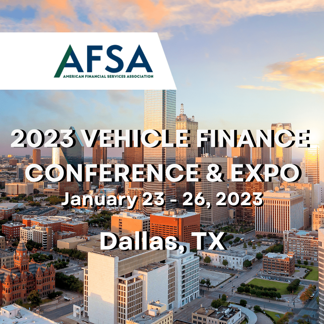 2023 AFSA Vehicle Finance Conference DataScan